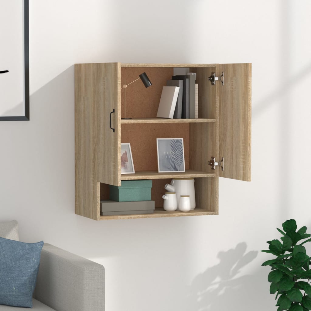 Armoire murale Chêne sonoma 60x31x70 cm Bois d'ingénierie