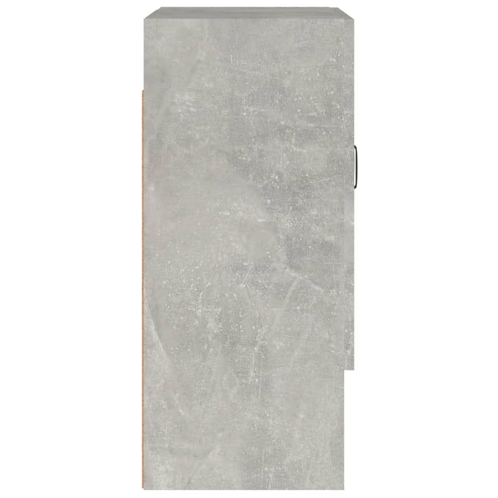 Armoire murale Gris béton 60x31x70 cm Bois d'ingénierie