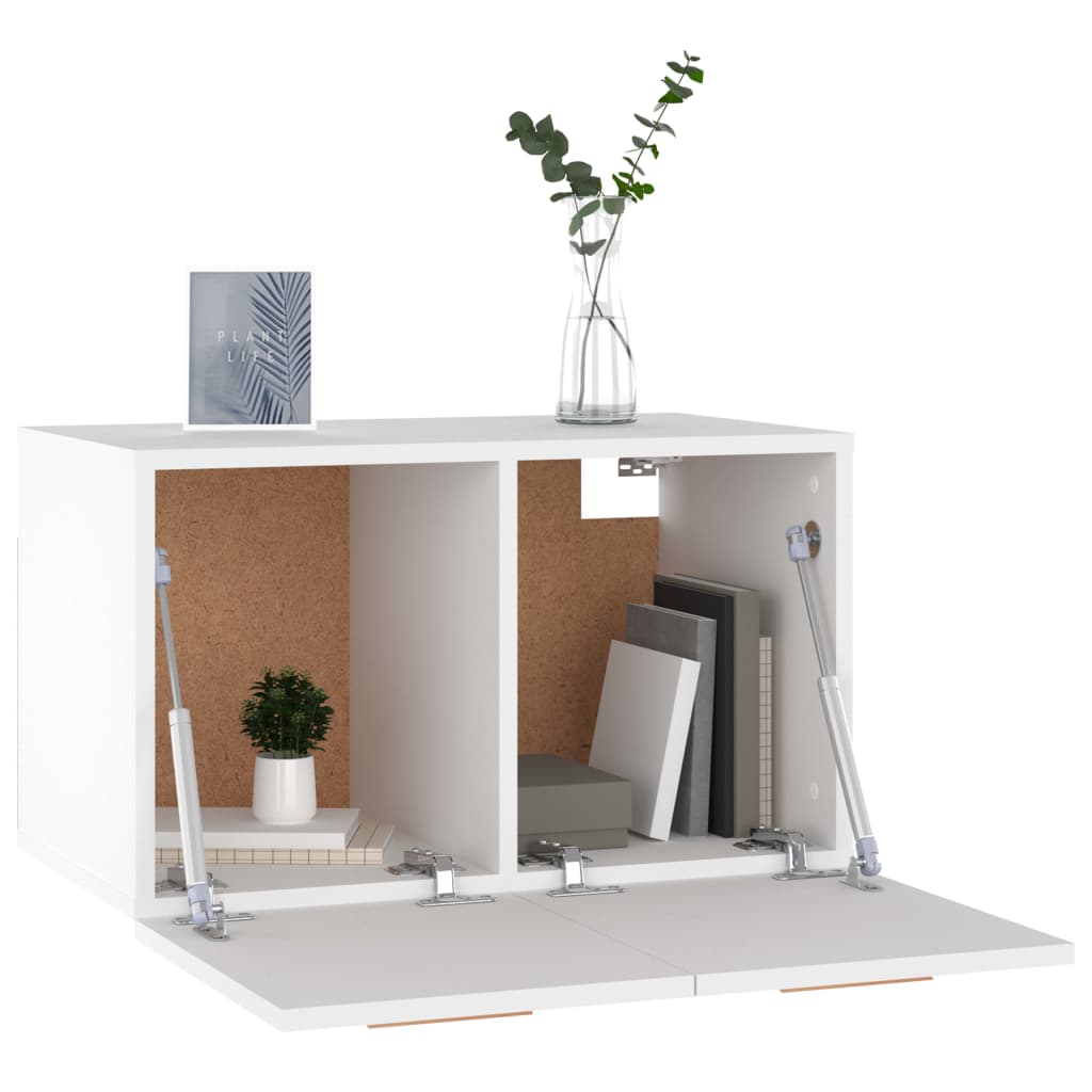 Armoire murale Blanc 60x36,5x35 cm Bois d'ingénierie - XIOS