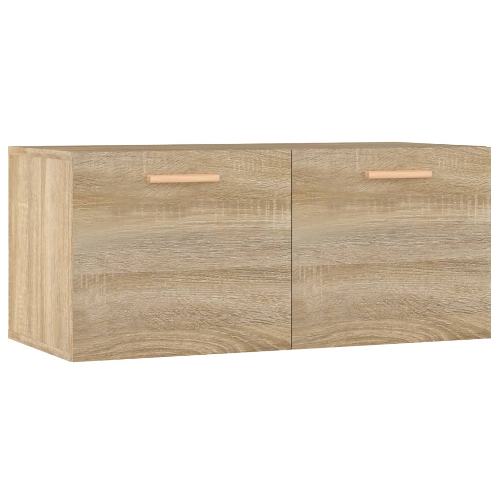 Armoire murale Chêne sonoma 80x35x36,5 cm Bois d'ingénierie - XIOS