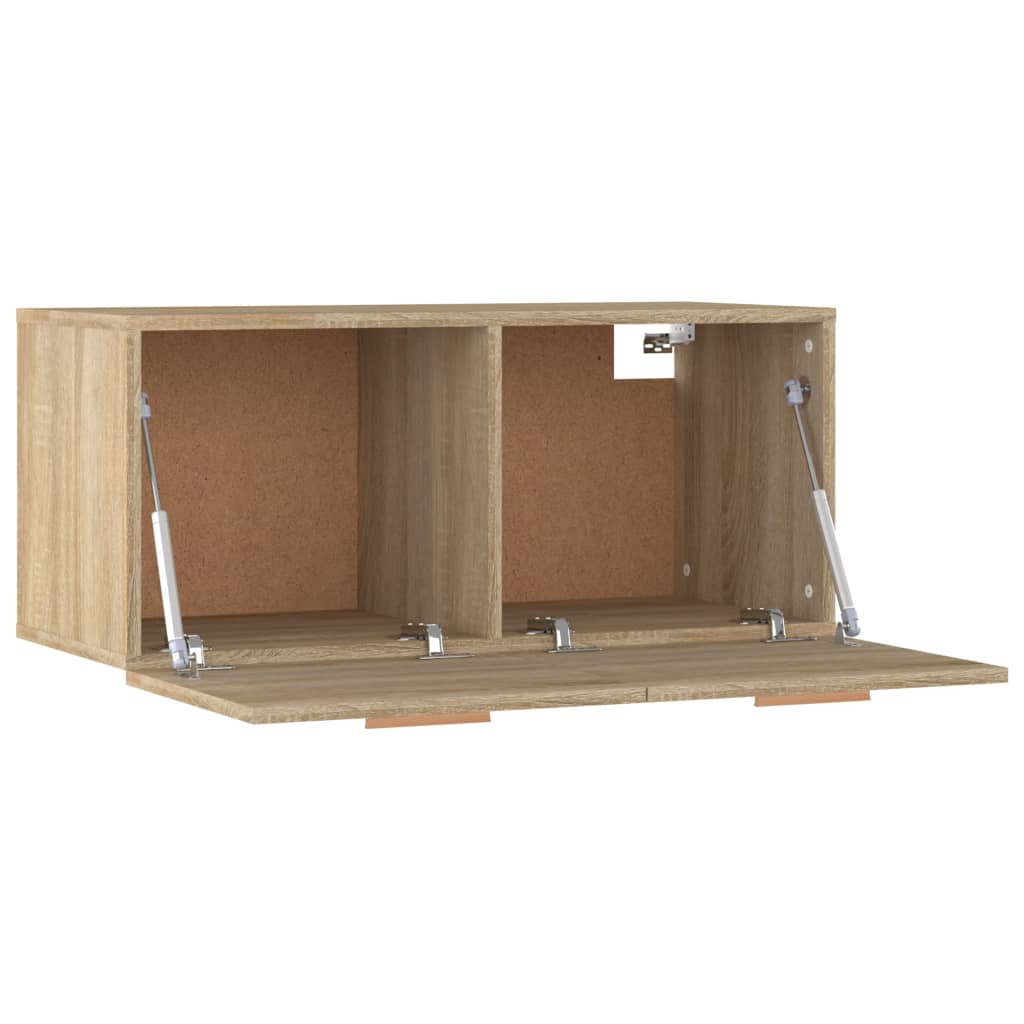 Armoire murale Chêne sonoma 80x35x36,5 cm Bois d'ingénierie - XIOS