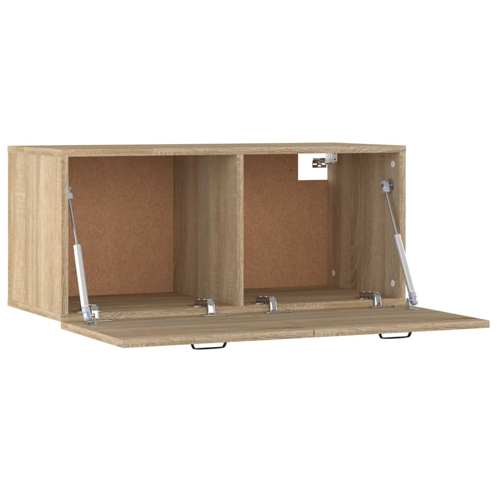 Armoire murale Chêne sonoma 80x35x36,5 cm Bois d'ingénierie - XIOS