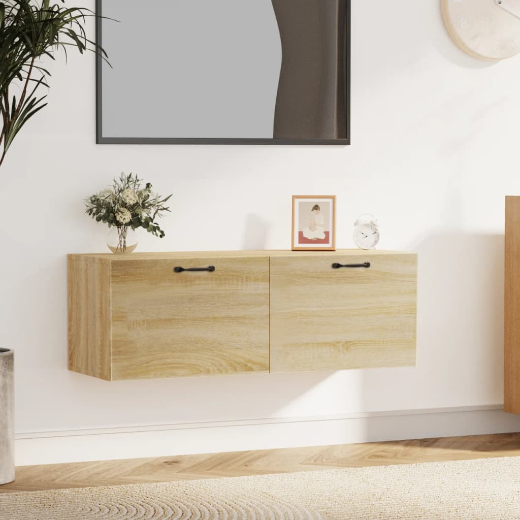 Armoire murale Chêne sonoma 100x36,5x35 cm Bois d'ingénierie - XIOS