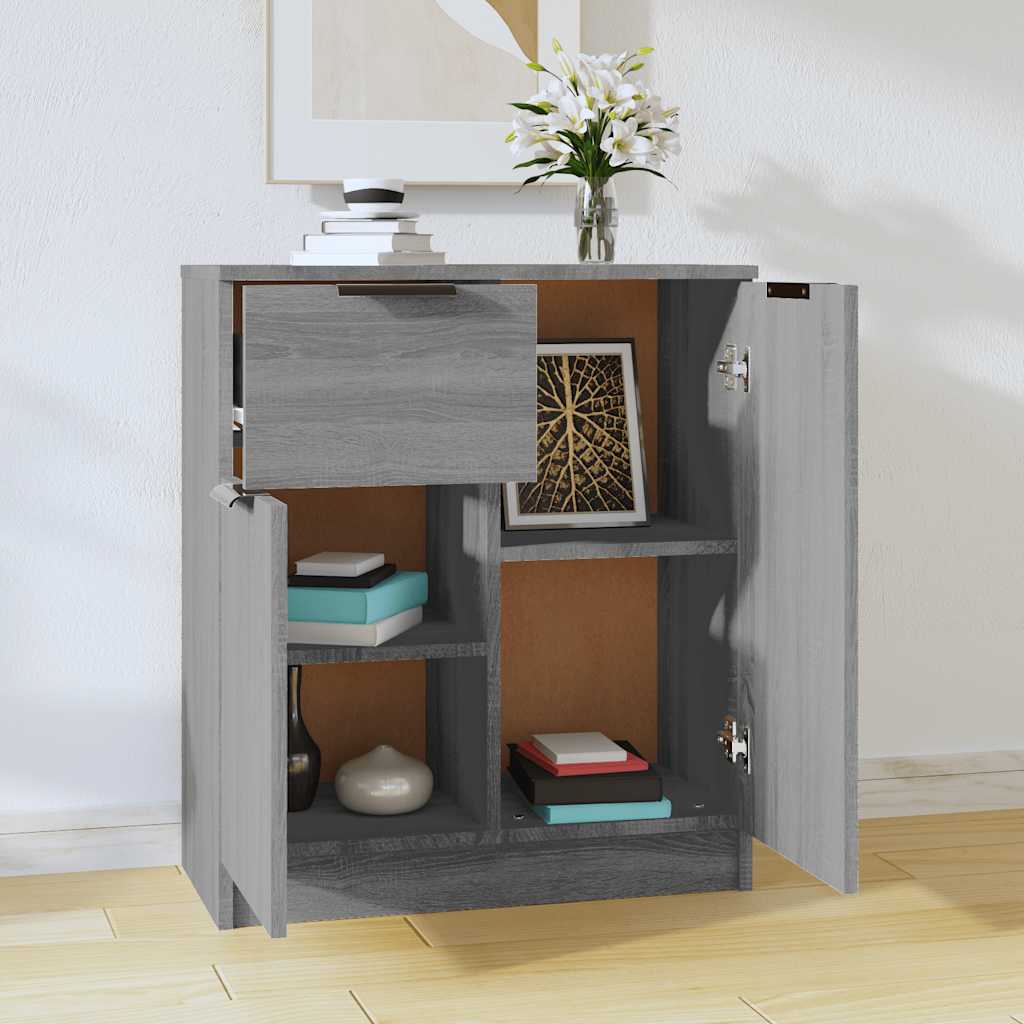 Buffet Sonoma gris 60x30x70 cm Bois d'ingénierie - XIOS