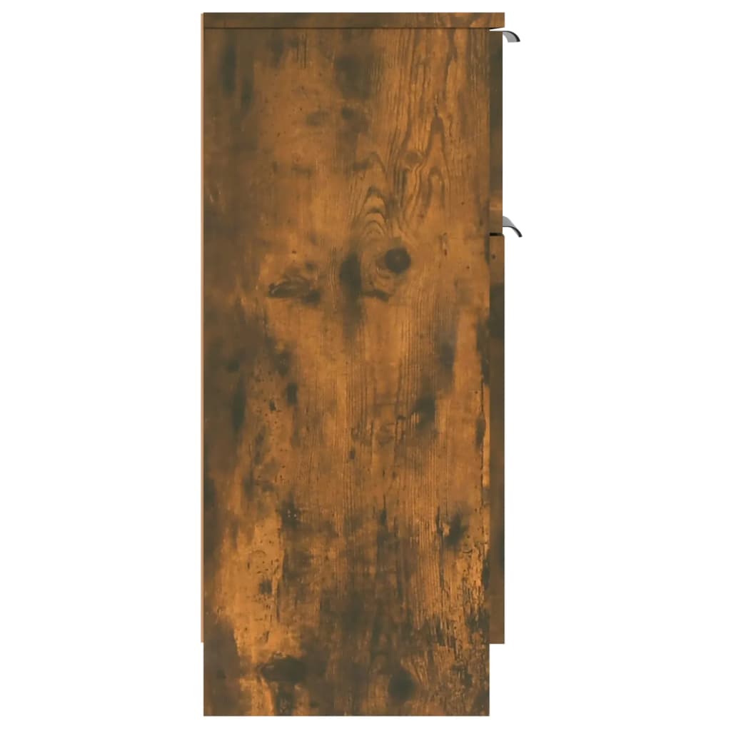 Buffet Chêne fumé 30x30x70 cm Bois d'ingénierie - XIOS