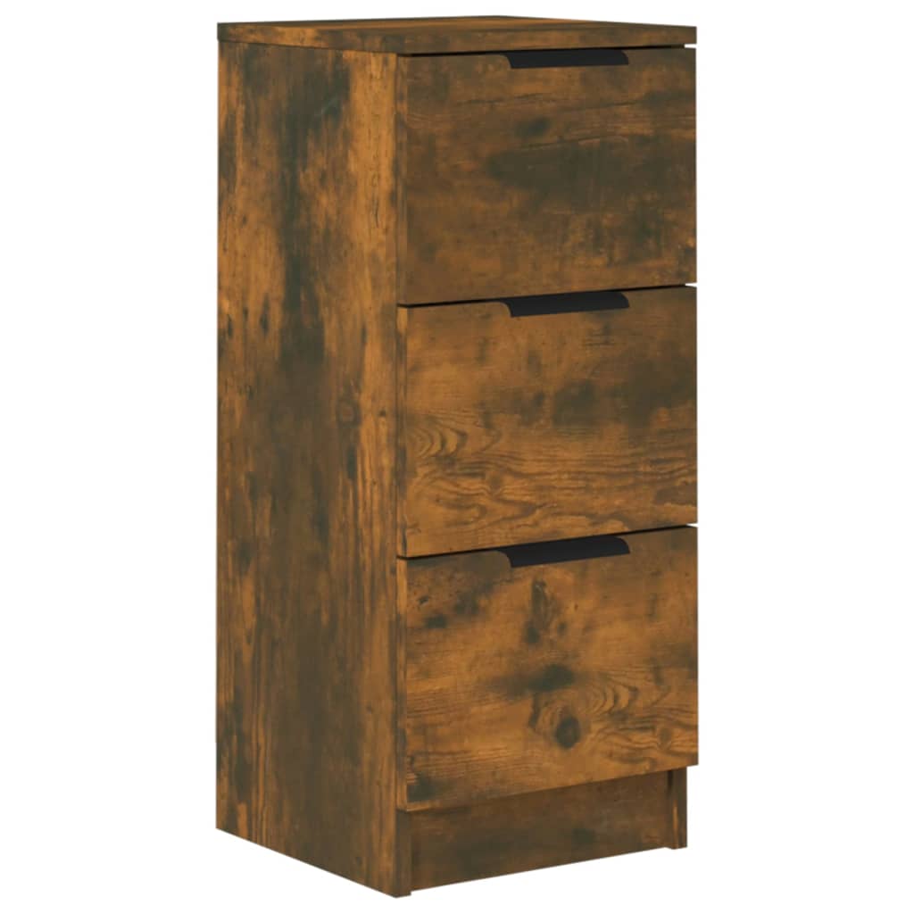 Buffet Chêne fumé 30x30x70 cm Bois d'ingénierie - XIOS