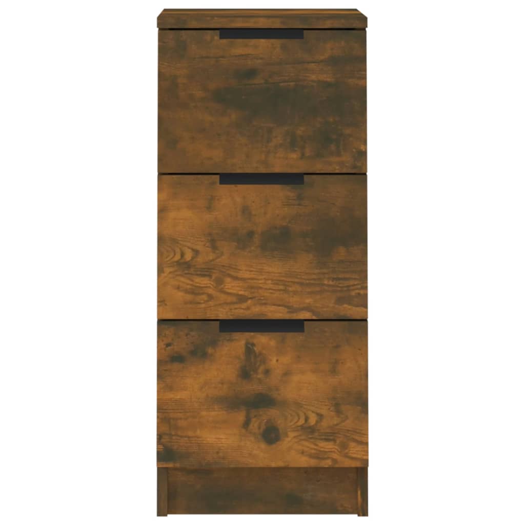 Buffets 2 pcs Chêne fumé 30x30x70 cm Bois d'ingénierie - XIOS