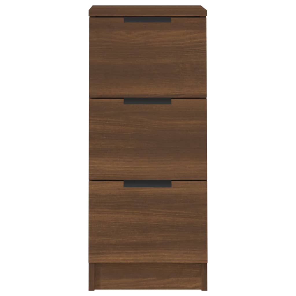 Buffets 2 pcs chêne marron 30x30x70 cm Bois d'ingénierie - XIOS