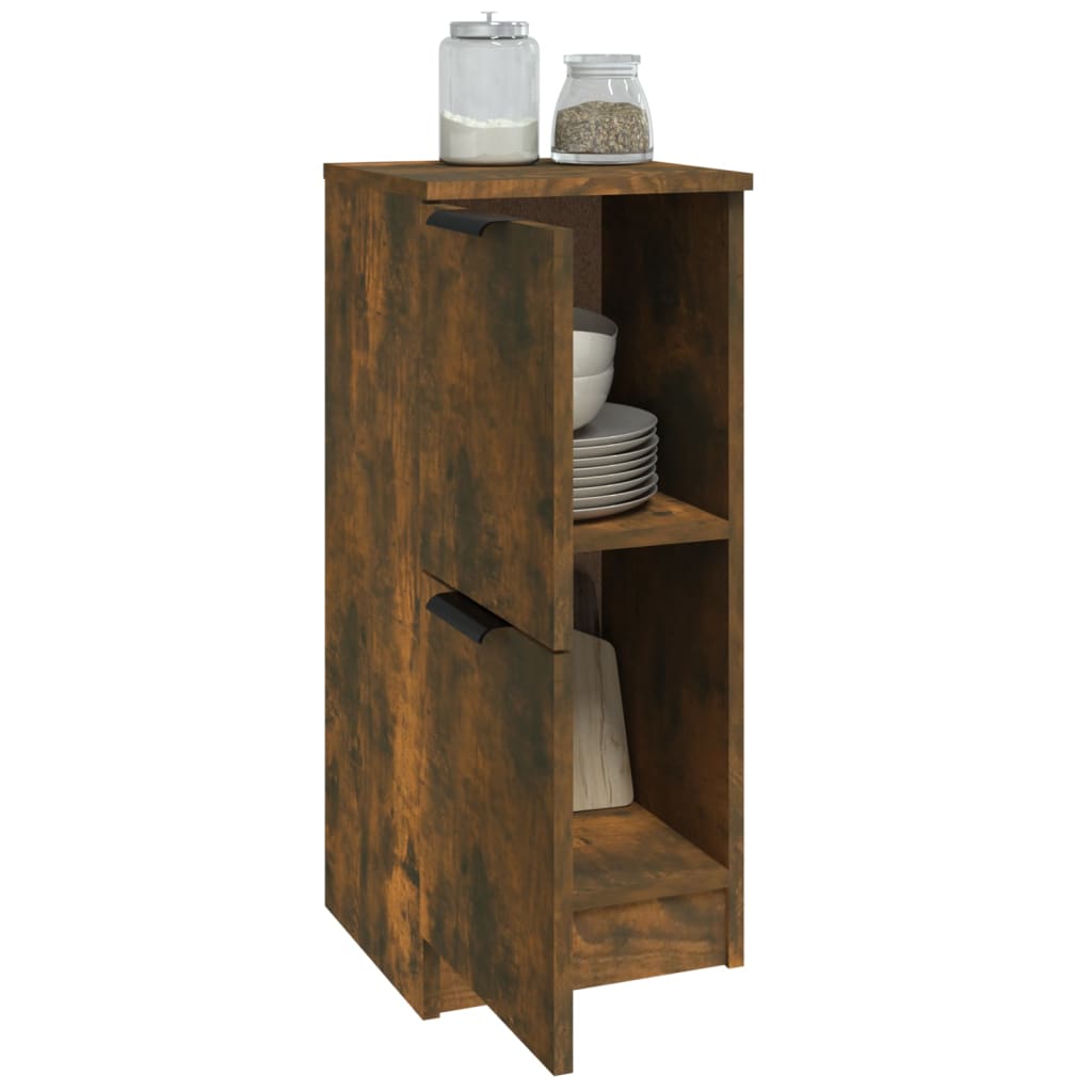 Buffet Chêne fumé 30x30x70 cm Bois d'ingénierie - XIOS