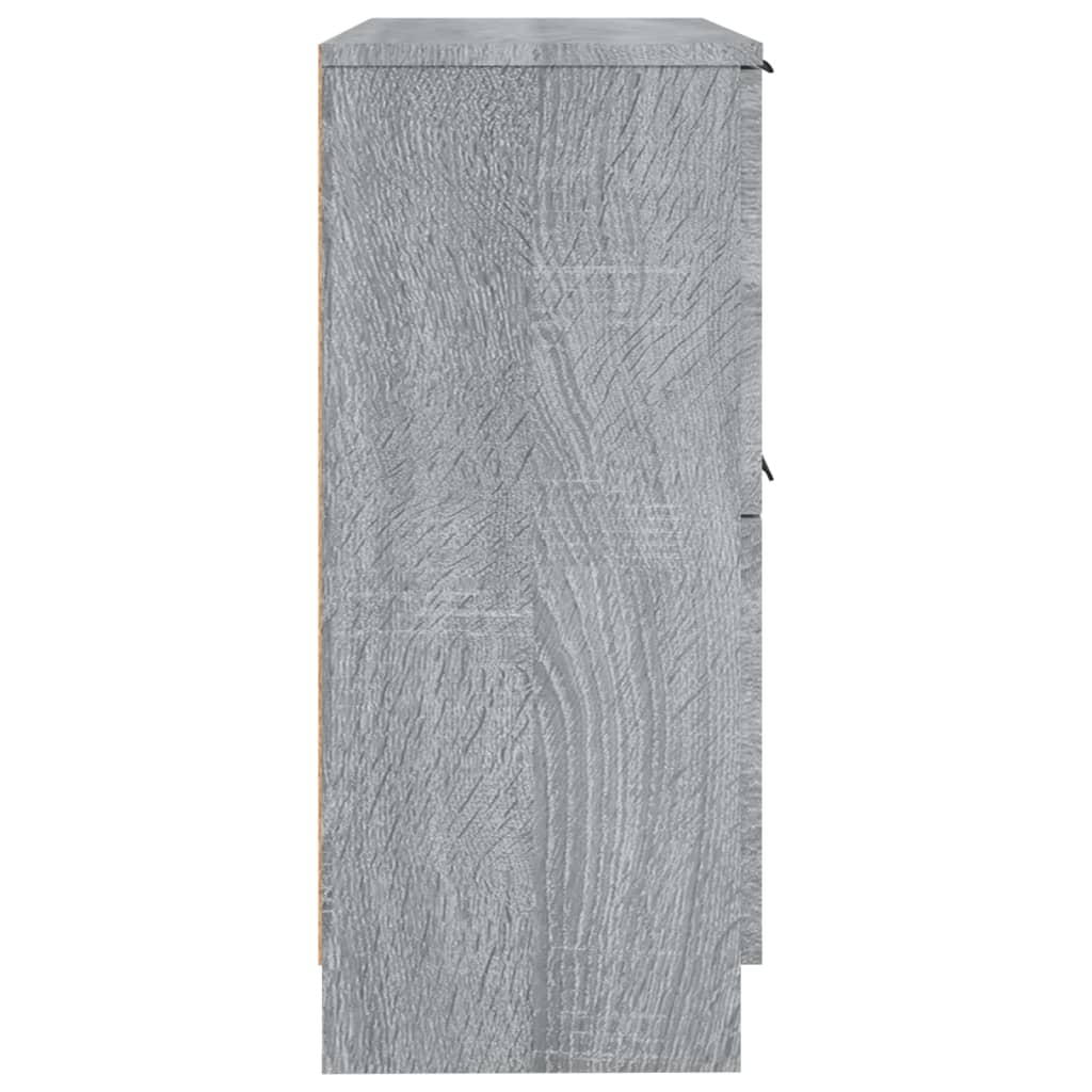 Buffets 2 pcs Sonoma gris 30x30x70 cm Bois d'ingénierie - XIOS