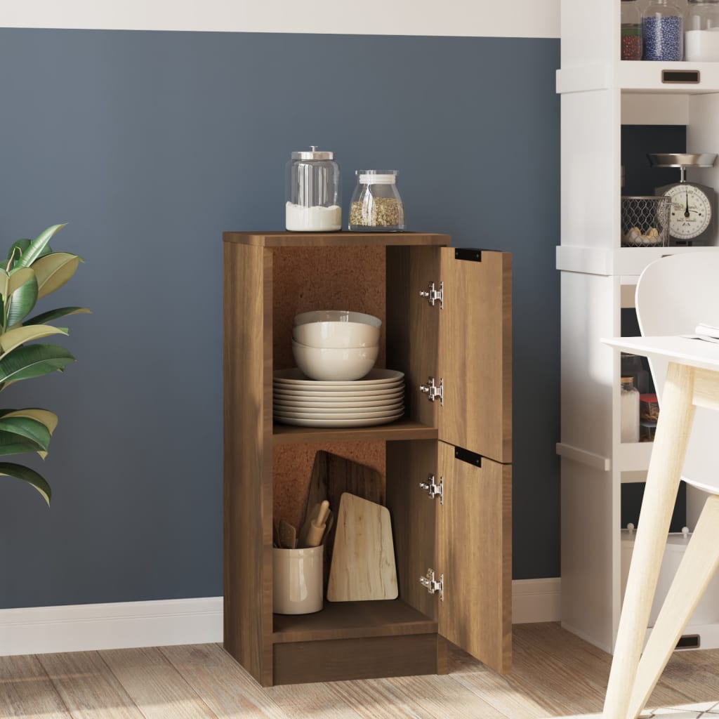 Buffet Chêne marron 30x30x70 cm Bois d'ingénierie - XIOS