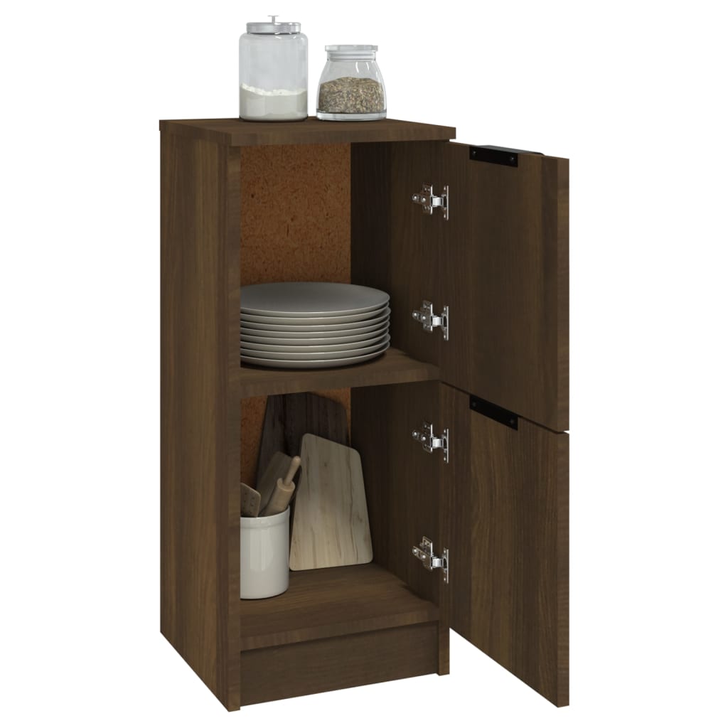 Buffet Chêne marron 30x30x70 cm Bois d'ingénierie - XIOS