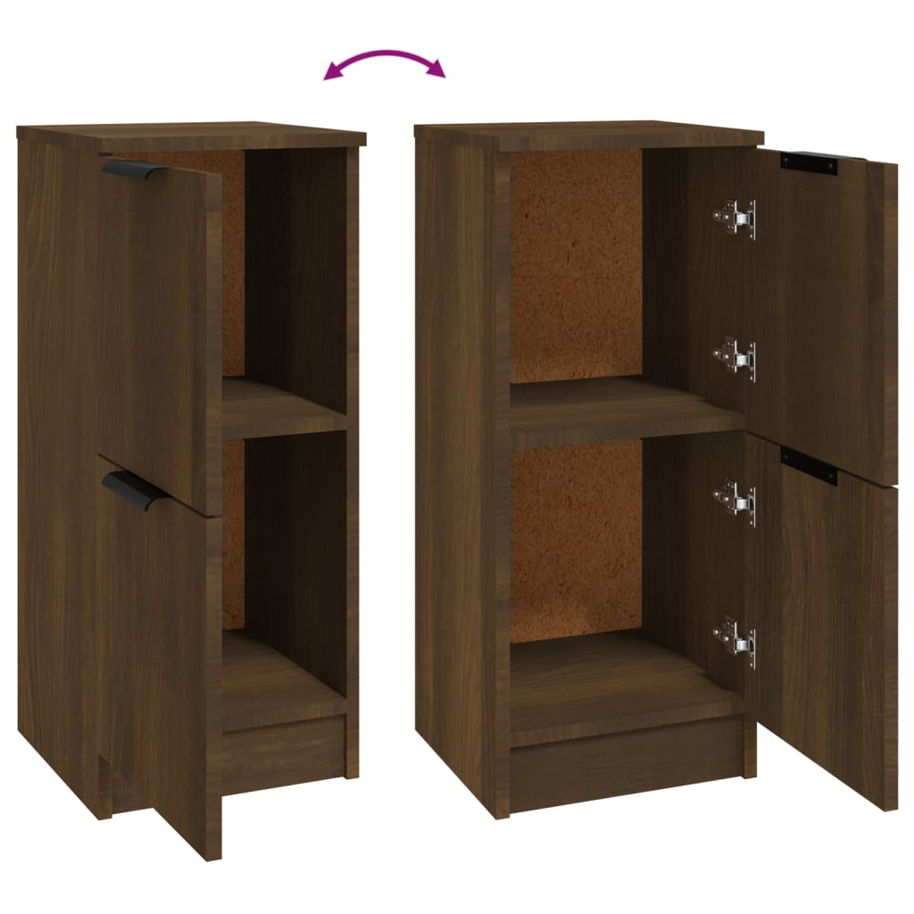 Buffet Chêne marron 30x30x70 cm Bois d'ingénierie - XIOS