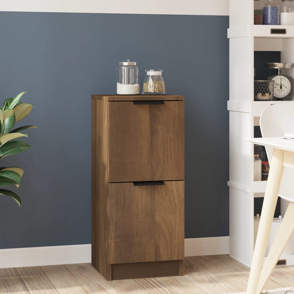 Buffet Chêne marron 30x30x70 cm Bois d'ingénierie - XIOS