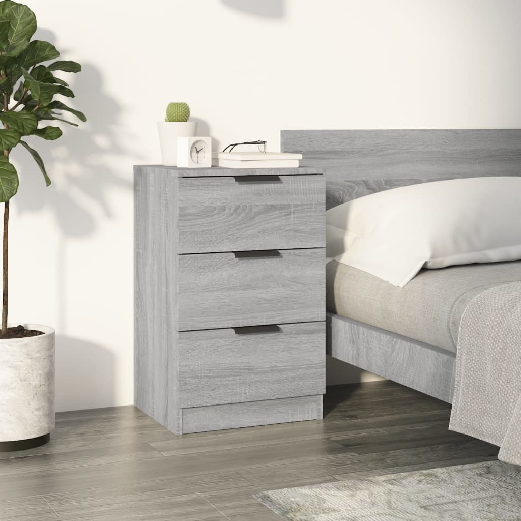 Table de chevet Sonoma gris 40x36x65 cm - XIOS
