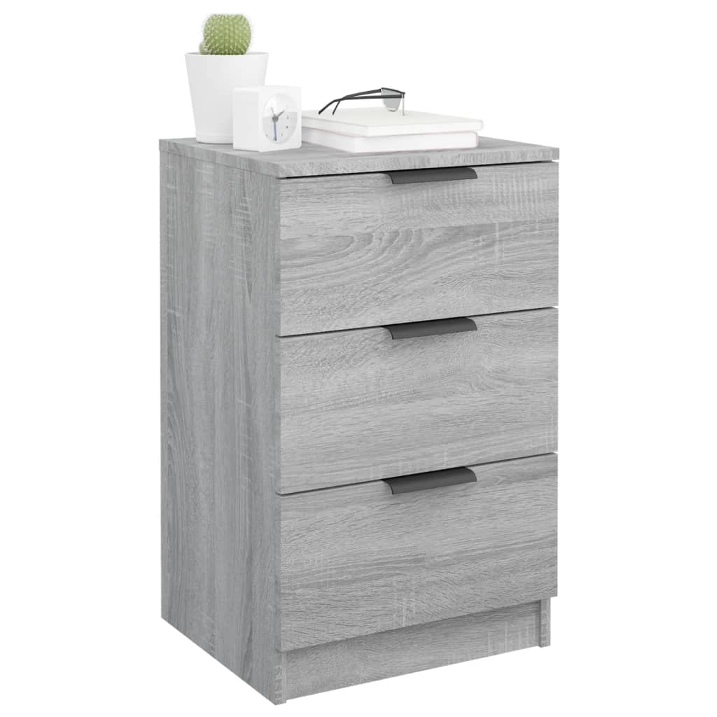 Tables de chevet 2 pcs Sonoma gris 40x36x65 cm - XIOS