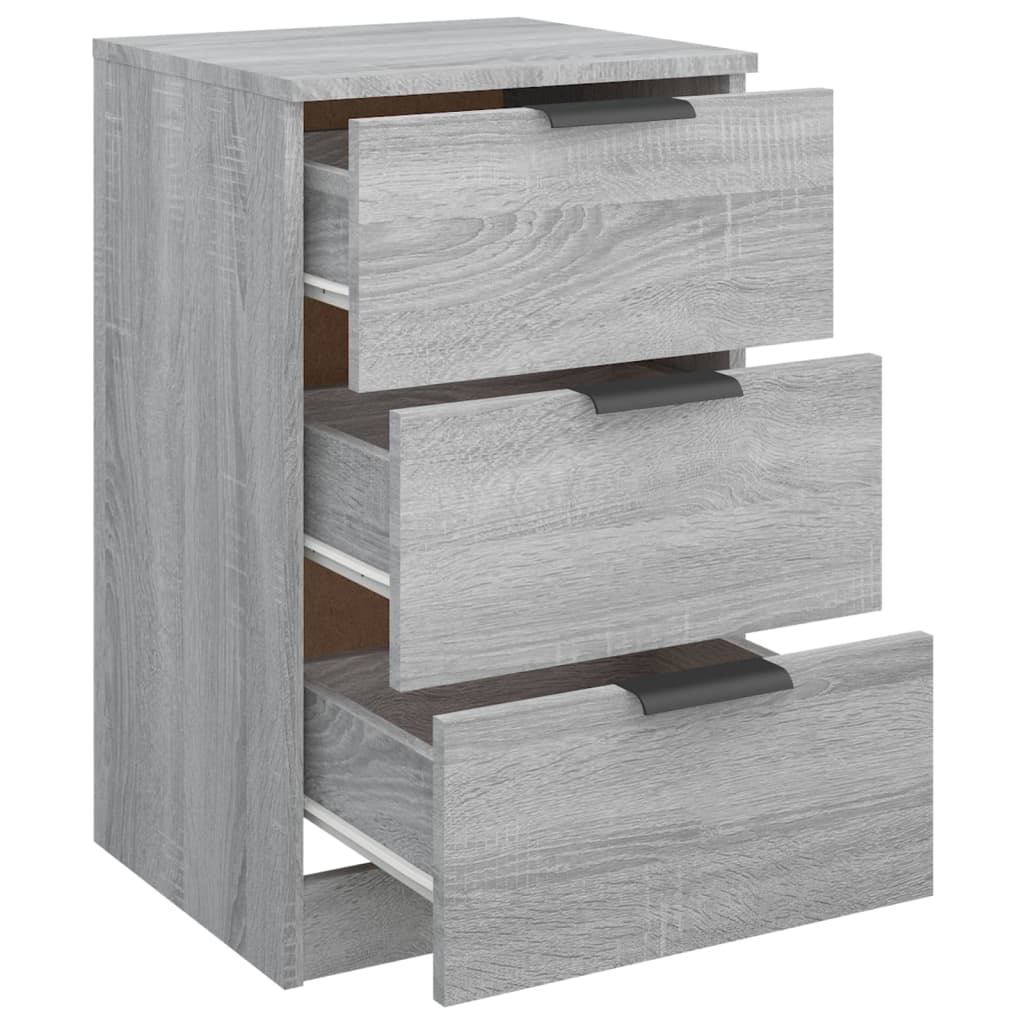 Tables de chevet 2 pcs Sonoma gris 40x36x65 cm - XIOS