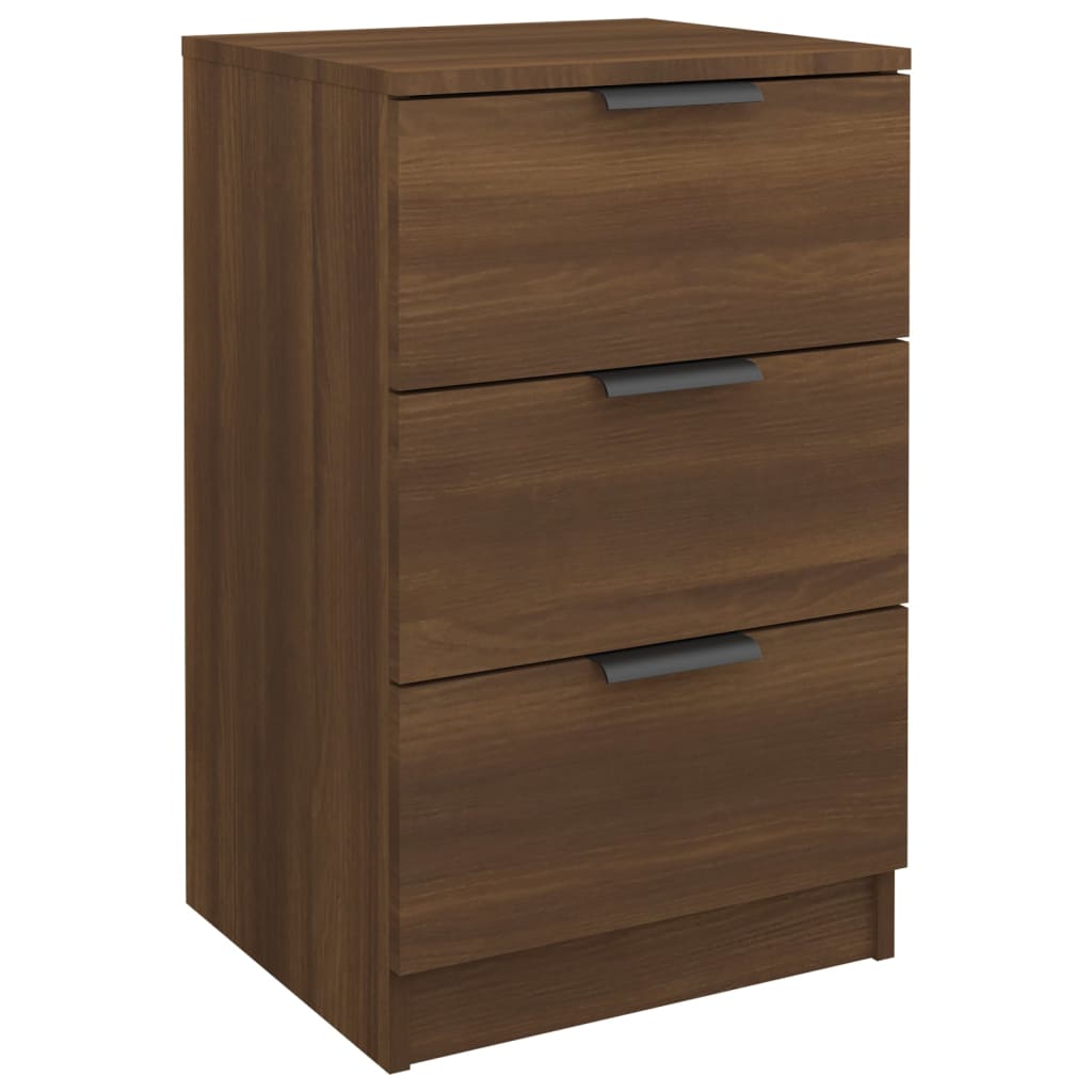 Table de chevet Chêne marron 40x36x65 cm - XIOS