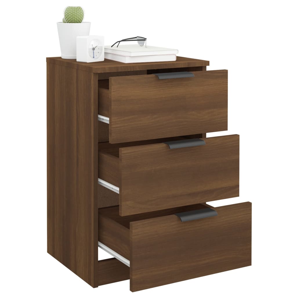 Table de chevet Chêne marron 40x36x65 cm - XIOS