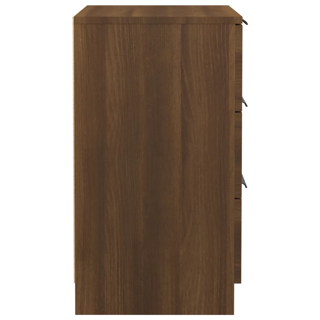Table de chevet Chêne marron 40x36x65 cm - XIOS