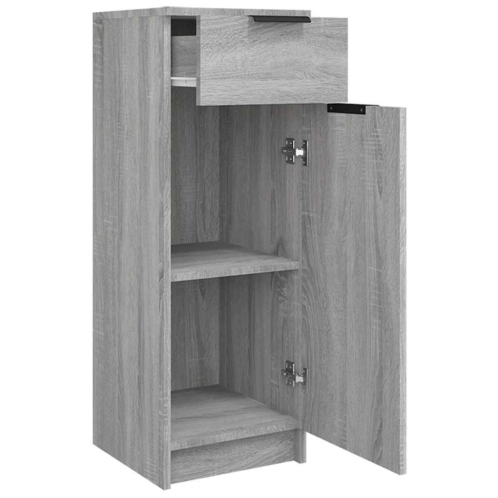 Armoire de bain Sonoma gris 32x34x90 cm Bois d'ingénierie - XIOS