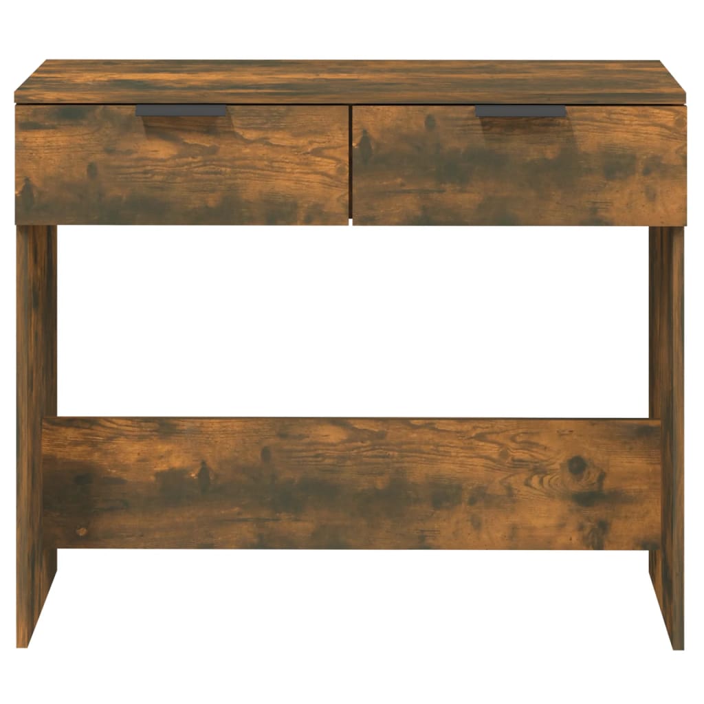 Table console Chêne fumé 90x36x75 cm Bois d'ingénierie - XIOS