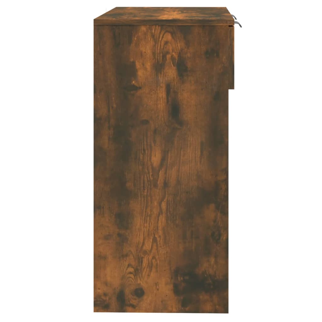 Table console Chêne fumé 90x36x75 cm Bois d'ingénierie - XIOS