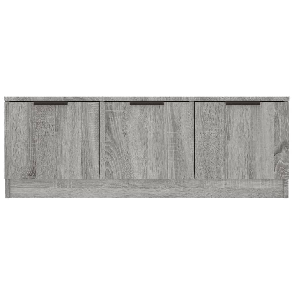 Meuble TV Sonoma gris 102x35x36,5 cm Bois d'ingénierie - XIOS