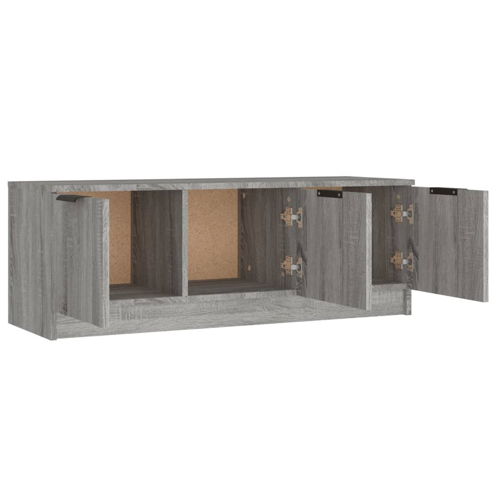 Meuble TV Sonoma gris 102x35x36,5 cm Bois d'ingénierie - XIOS