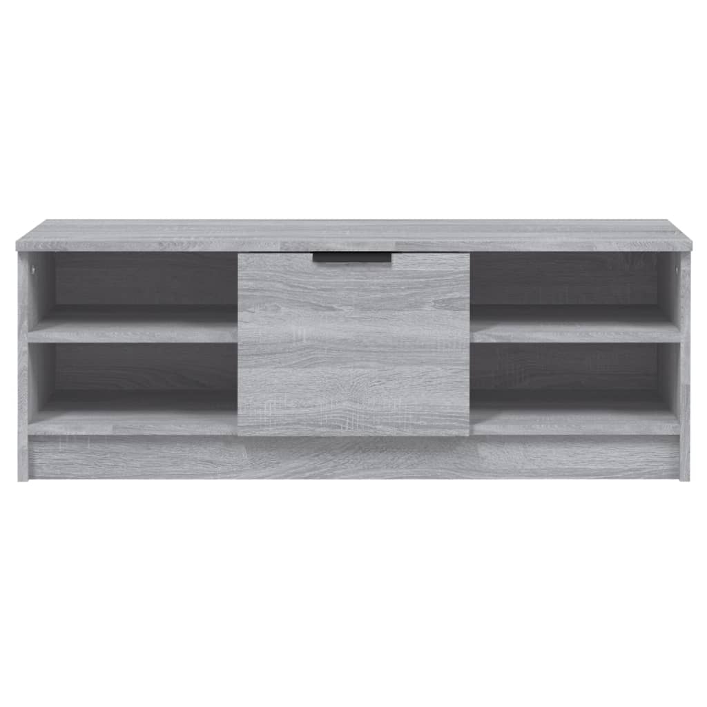 Meuble TV Sonoma gris 102x35,5x36,5 cm Bois d'ingénierie - XIOS