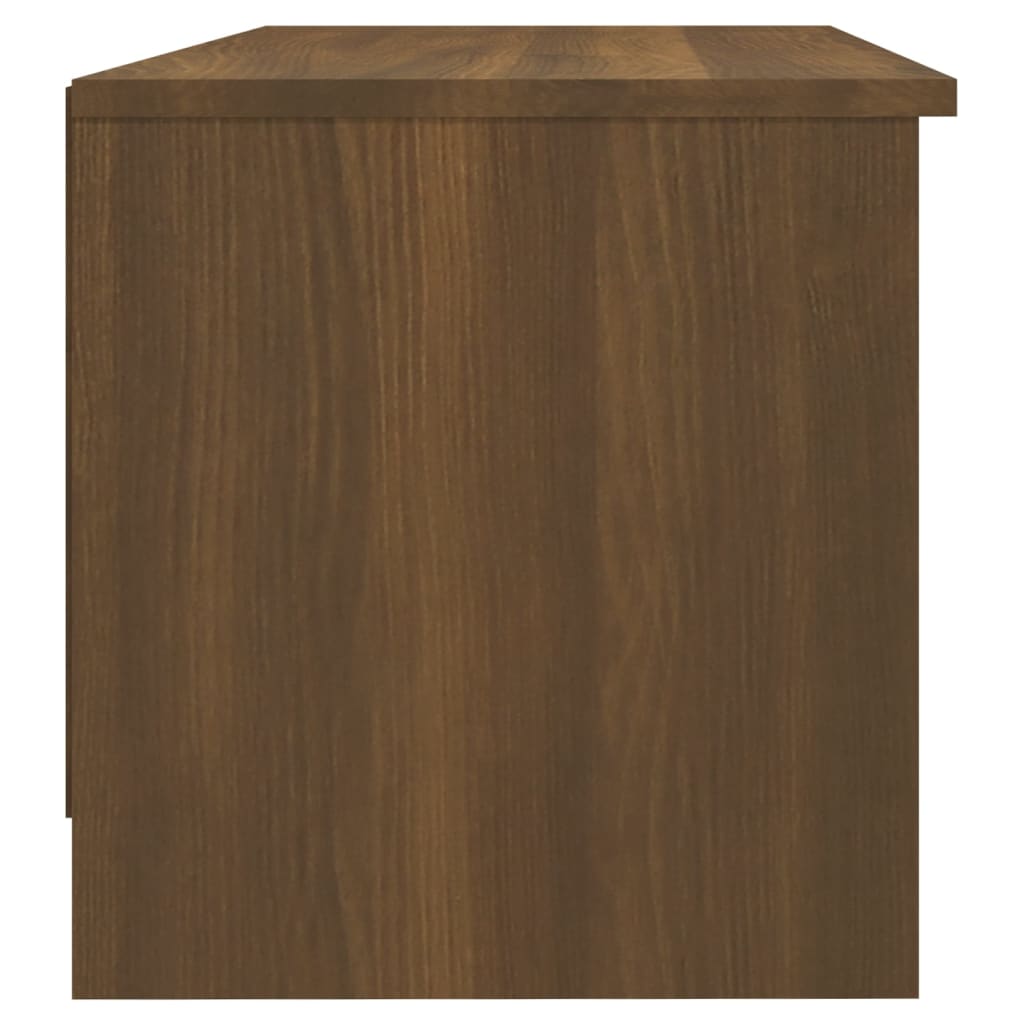 Meuble TV Chêne marron 102x35,5x36,5 cm Bois d'ingénierie Meubles TV vidaXL   