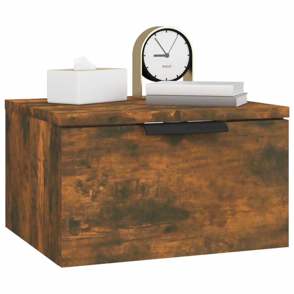 Tables de chevet murales 2 pcs Chêne fumé 34x30x20 cm - XIOS