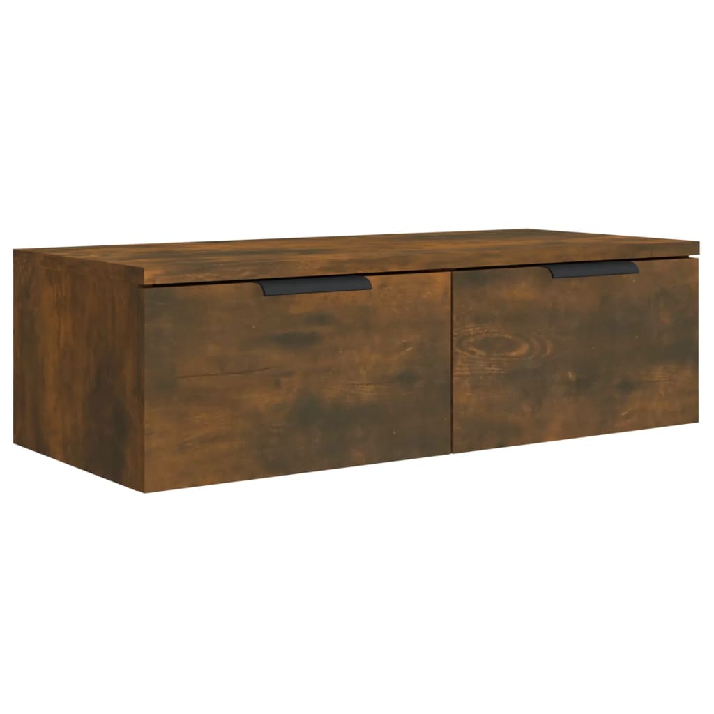 Armoire murale Chêne fumé 68x30x20 cm Bois d'ingénierie - XIOS