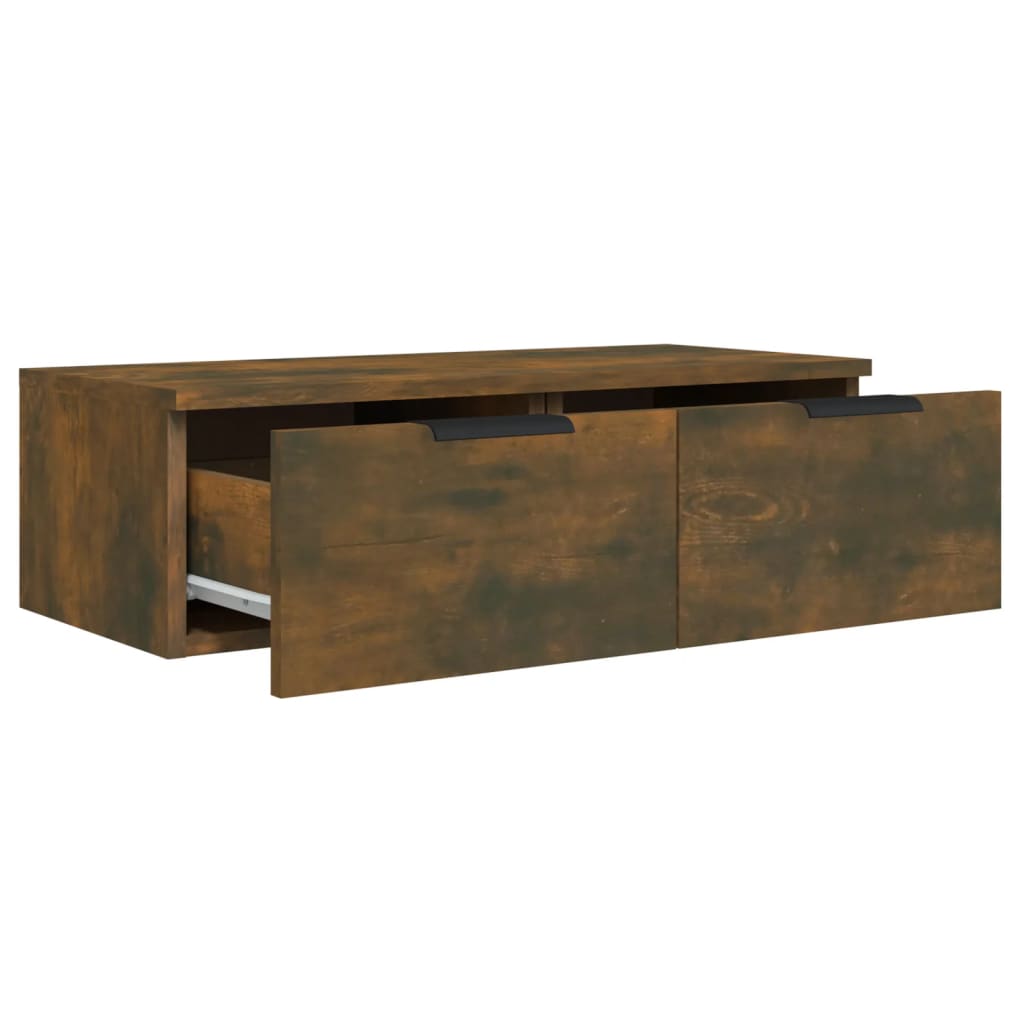 Armoire murale Chêne fumé 68x30x20 cm Bois d'ingénierie - XIOS