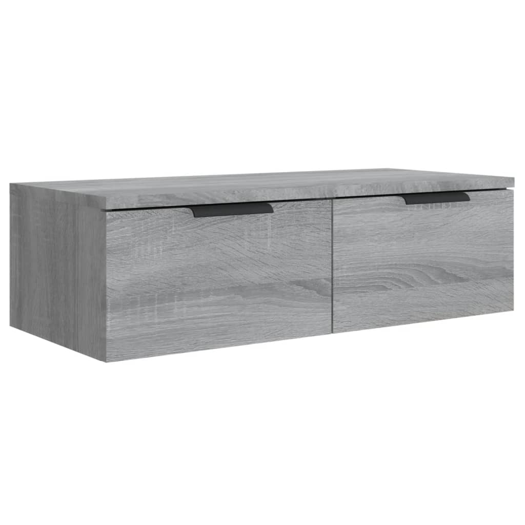 Armoire murale Sonoma gris 68x30x20 cm Bois d'ingénierie - XIOS