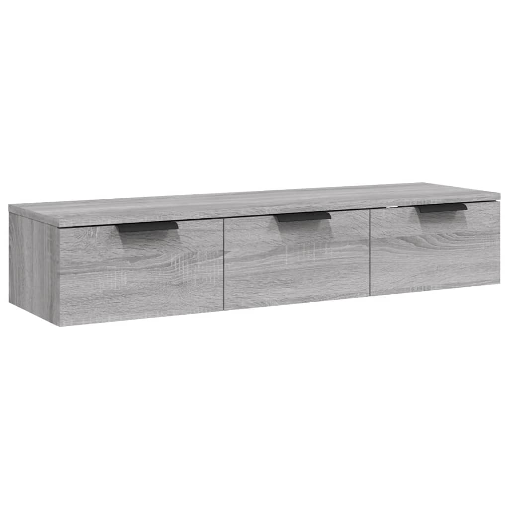 Armoire murale Sonoma gris 102x30x20 cm Bois d'ingénierie - XIOS