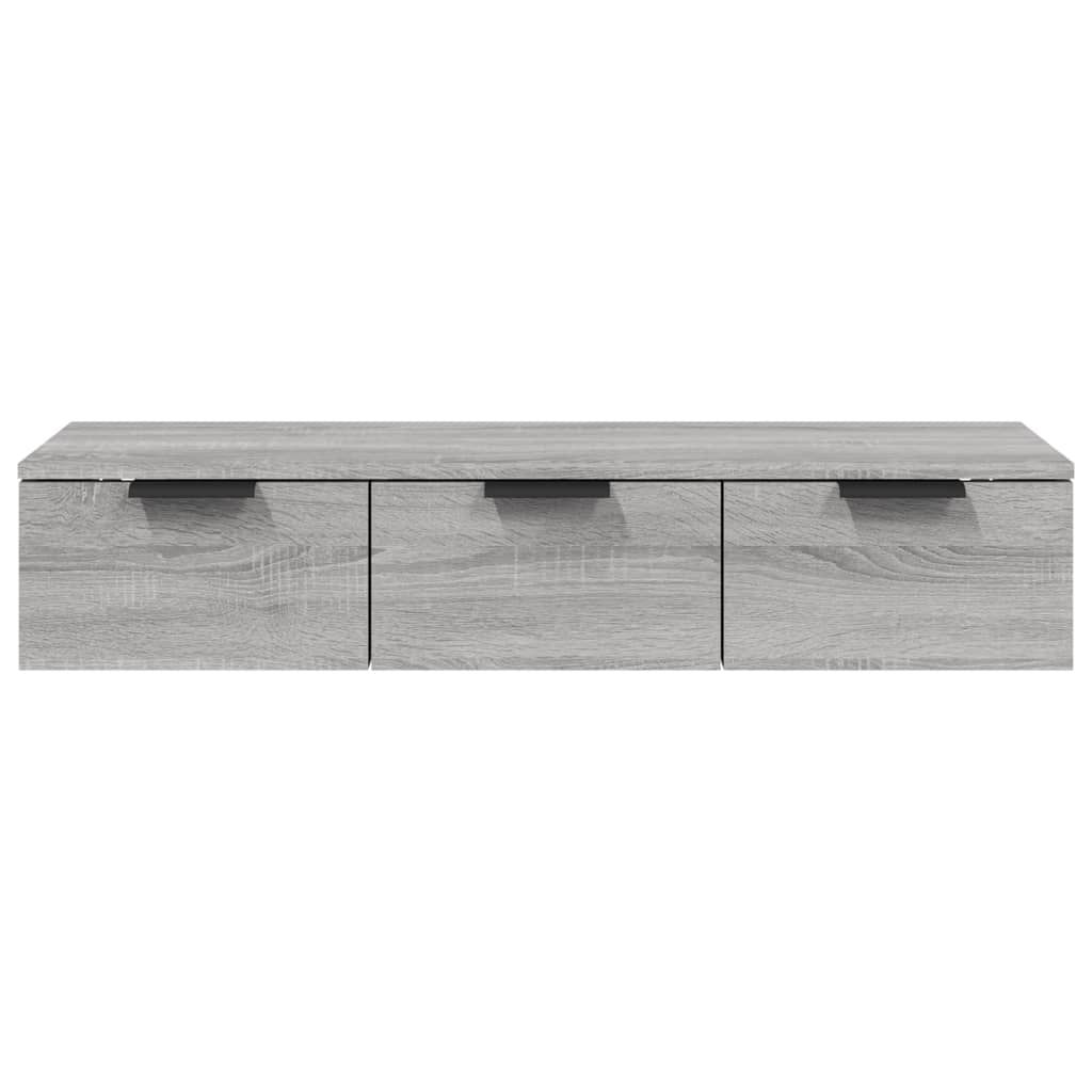 Armoire murale Sonoma gris 102x30x20 cm Bois d'ingénierie - XIOS