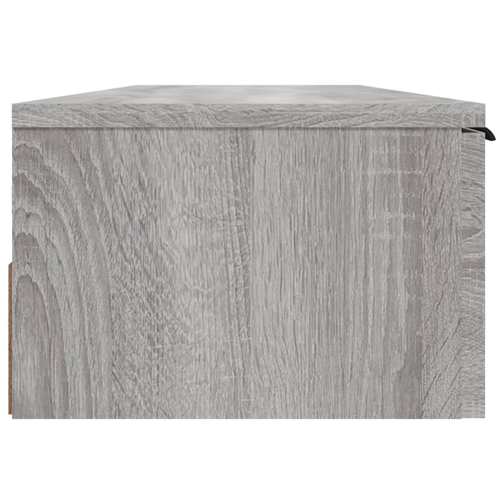Armoire murale Sonoma gris 102x30x20 cm Bois d'ingénierie - XIOS