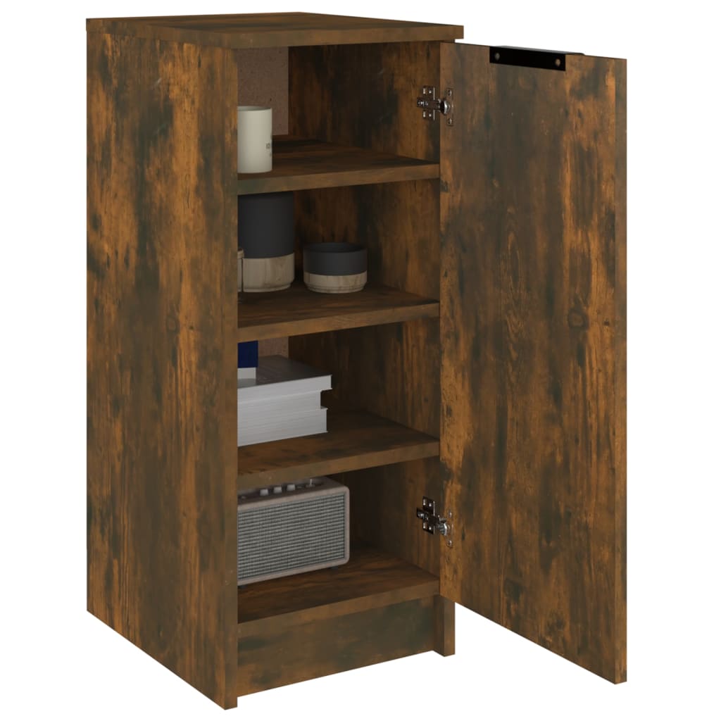 Armoire à chaussures Chêne fumé 30x35x70 cm Bois d'ingénierie - XIOS