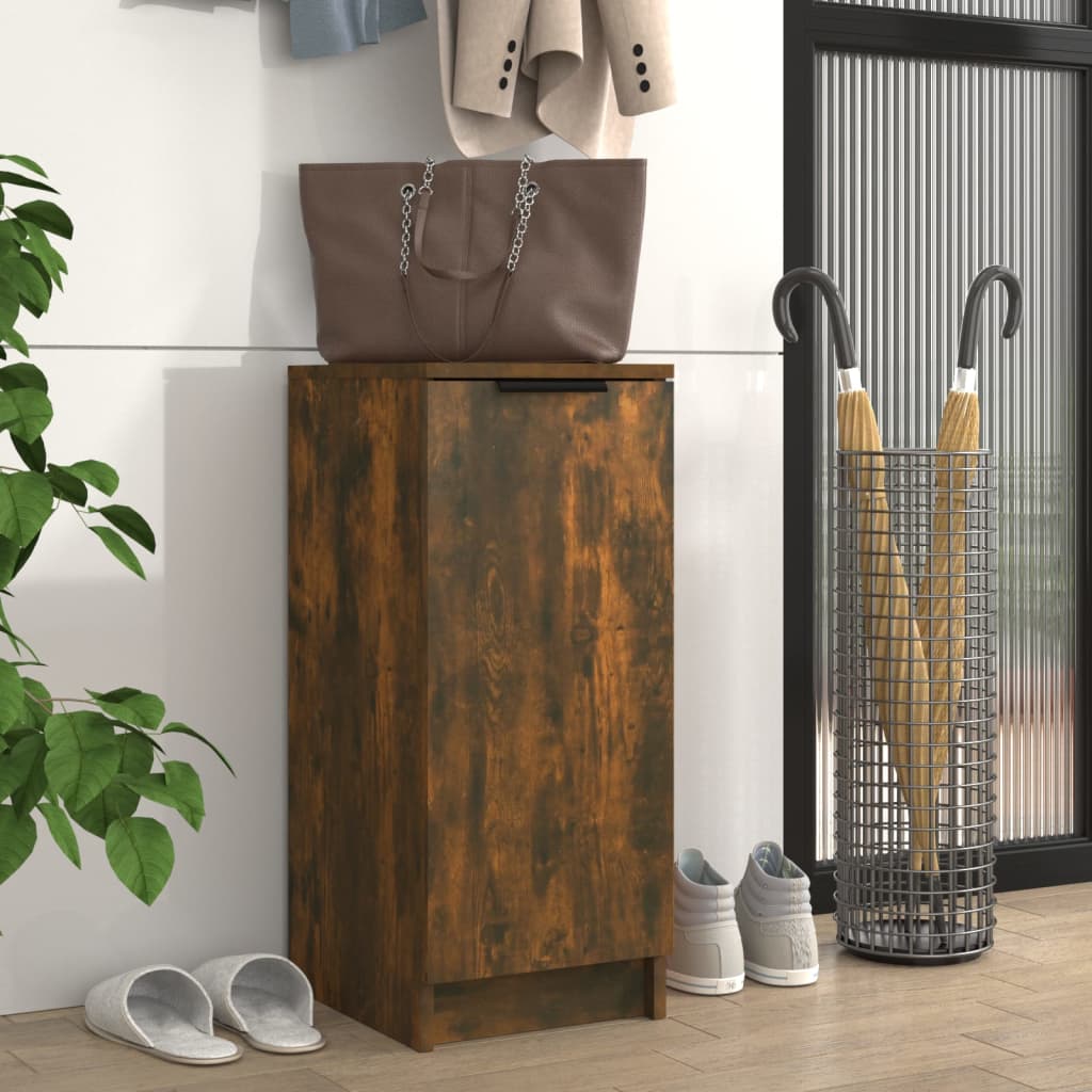 Armoire à chaussures Chêne fumé 30x35x70 cm Bois d'ingénierie - XIOS