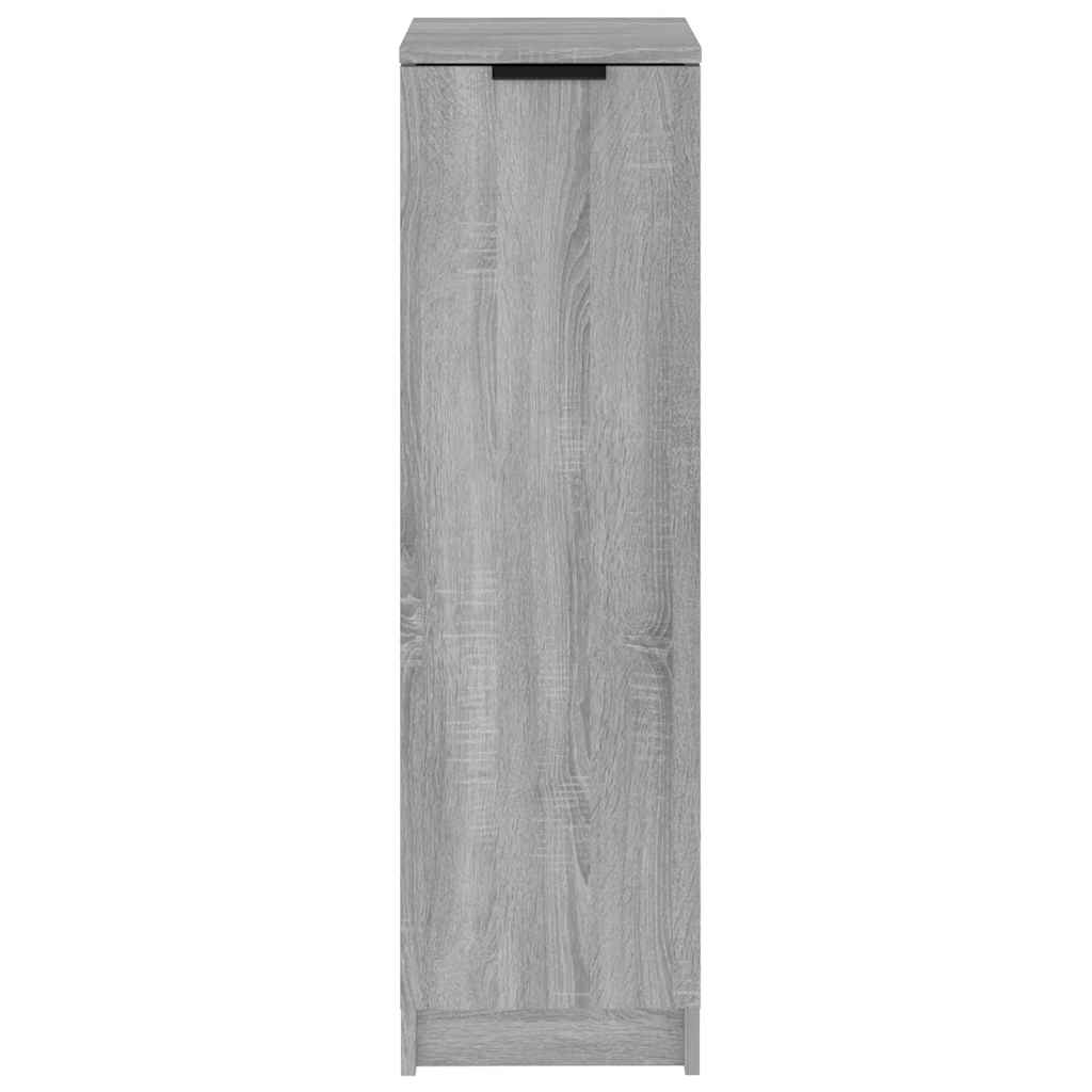 Meuble à chaussures Sonoma gris 30x35x100 cm Bois d'ingénierie - XIOS