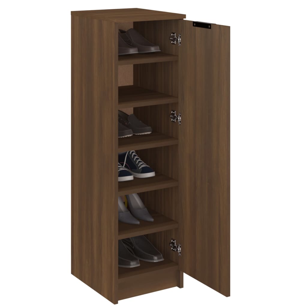 Meuble à chaussures Chêne marron 30x35x100 cm Bois d'ingénierie Armoires & meubles de rangement vidaXL