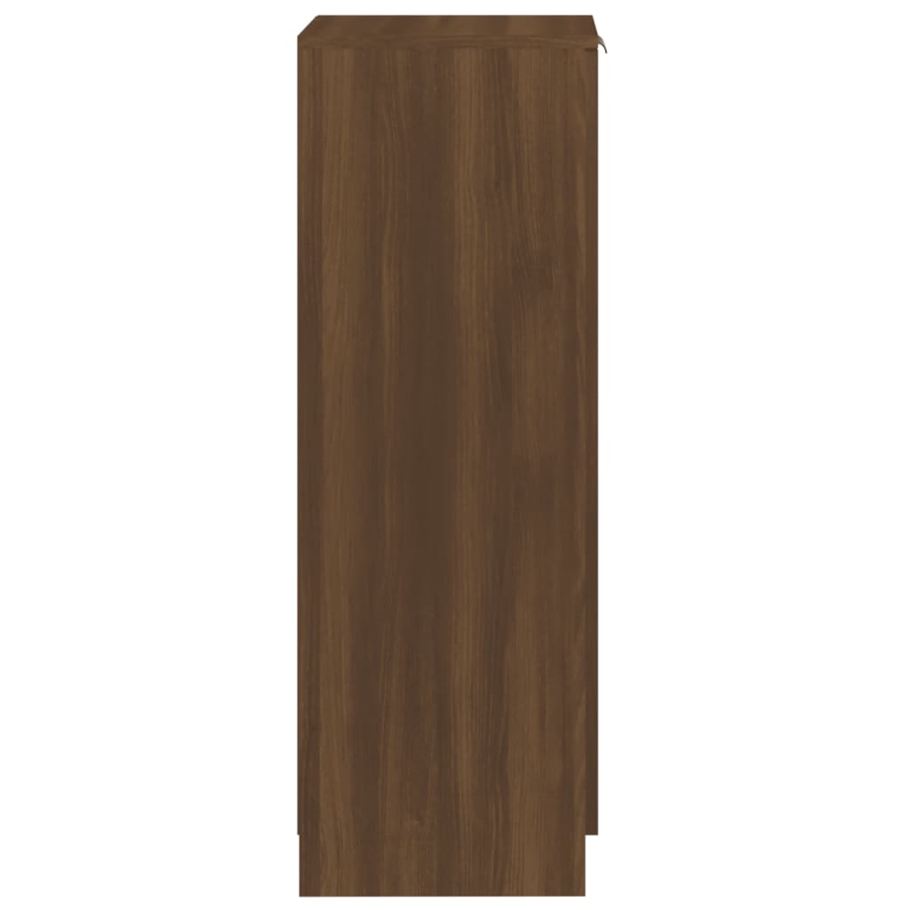 Meuble à chaussures Chêne marron 30x35x100 cm Bois d'ingénierie Armoires & meubles de rangement vidaXL