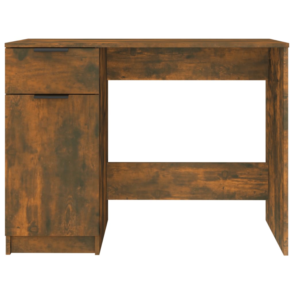 Bureau Chêne fumé 100x50x75 cm Bois d'ingénierie - XIOS