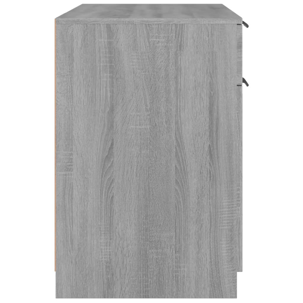Bureau Sonoma gris 100x50x75 cm Bois d'ingénierie - XIOS