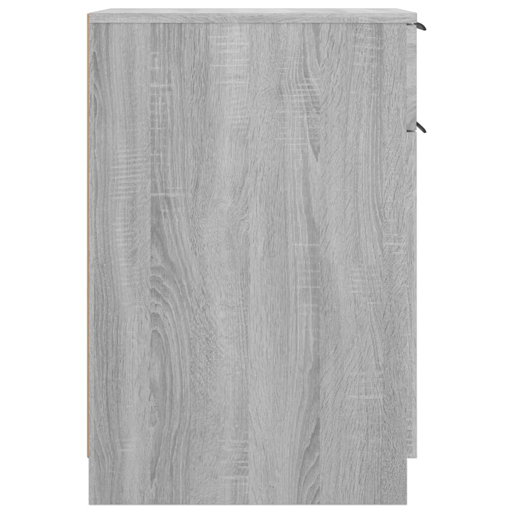 Armoire de bureau Sonoma gris 33,5x50x75 cm Bois d'ingénierie