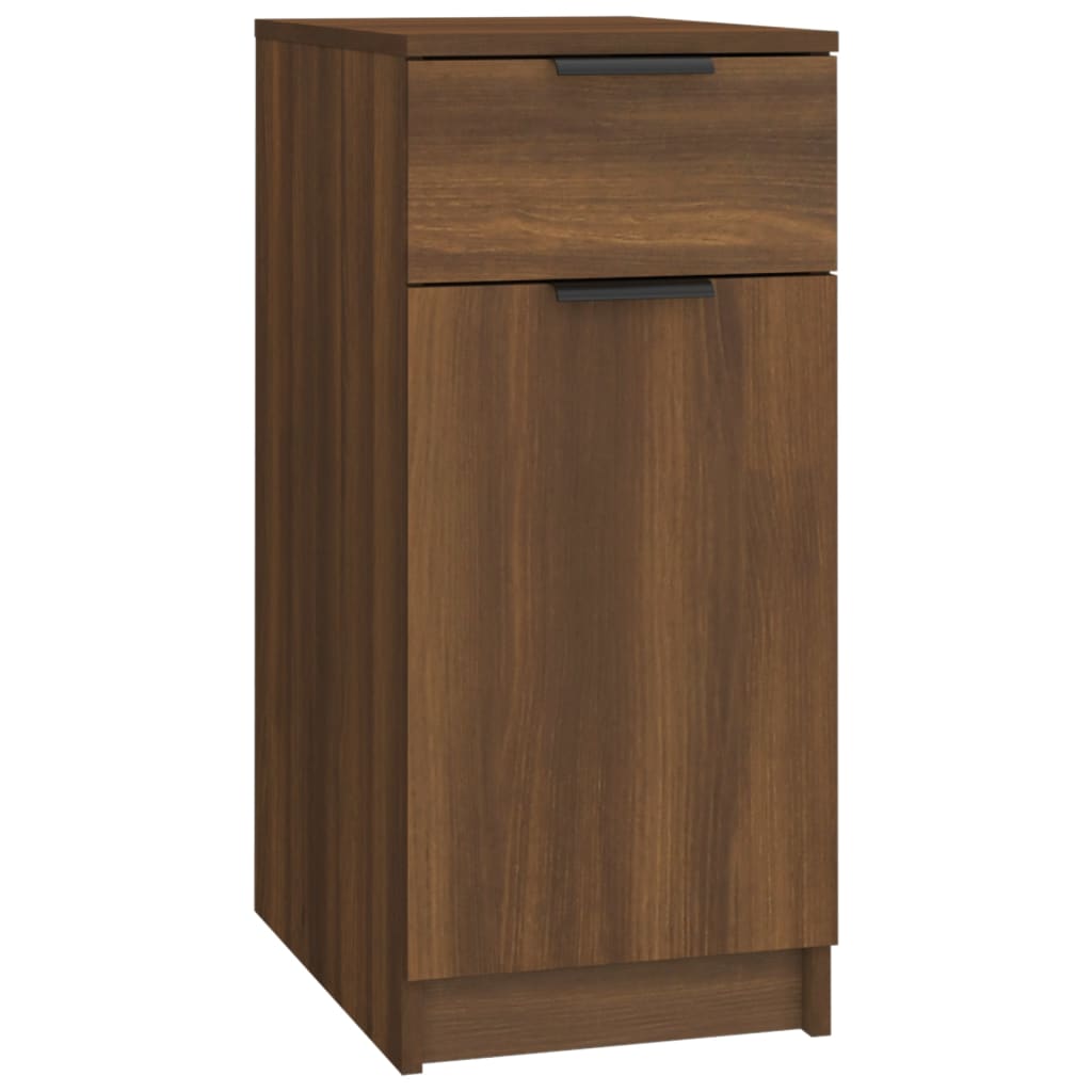 Armoire de bureau Chêne Marron 33,5x50x75 cm Bois d'ingénierie