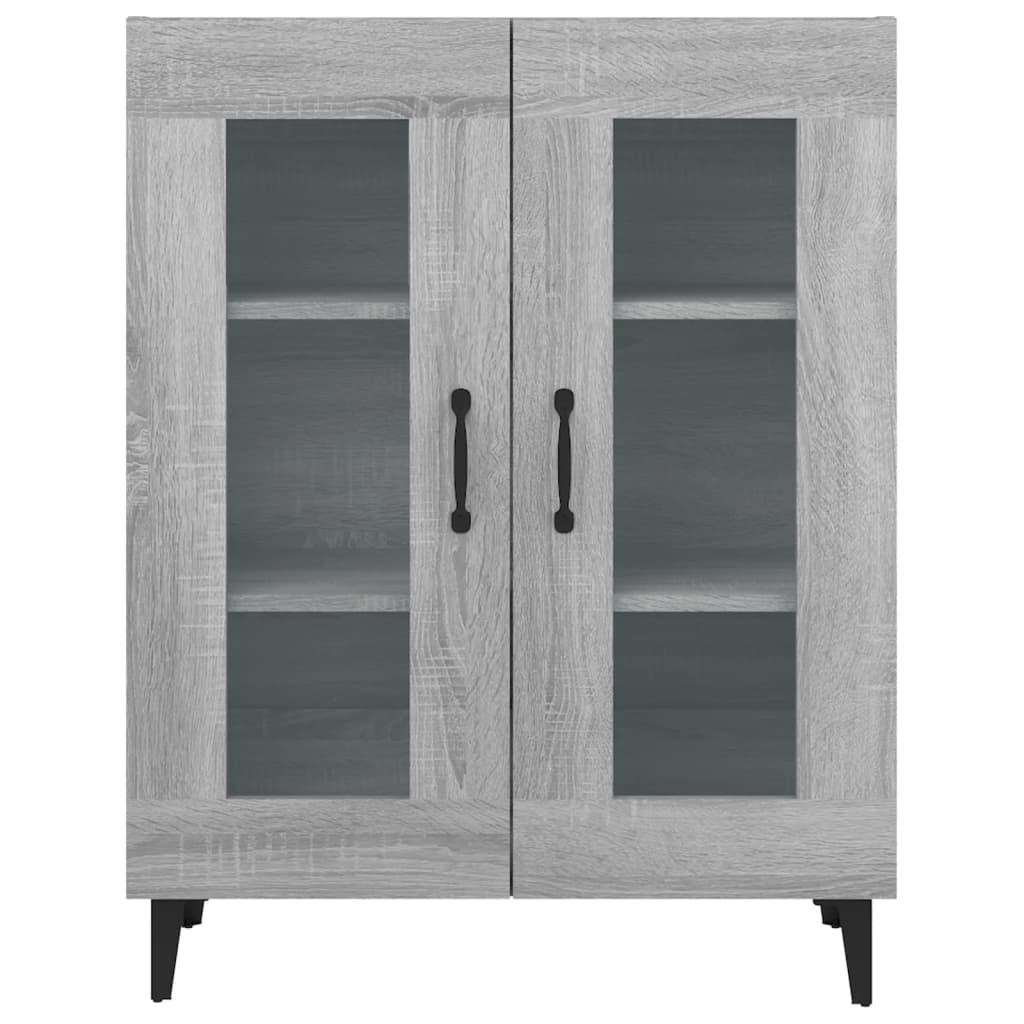 Buffet sonoma gris 69,5x34x90 cm bois d'ingénierie - XIOS
