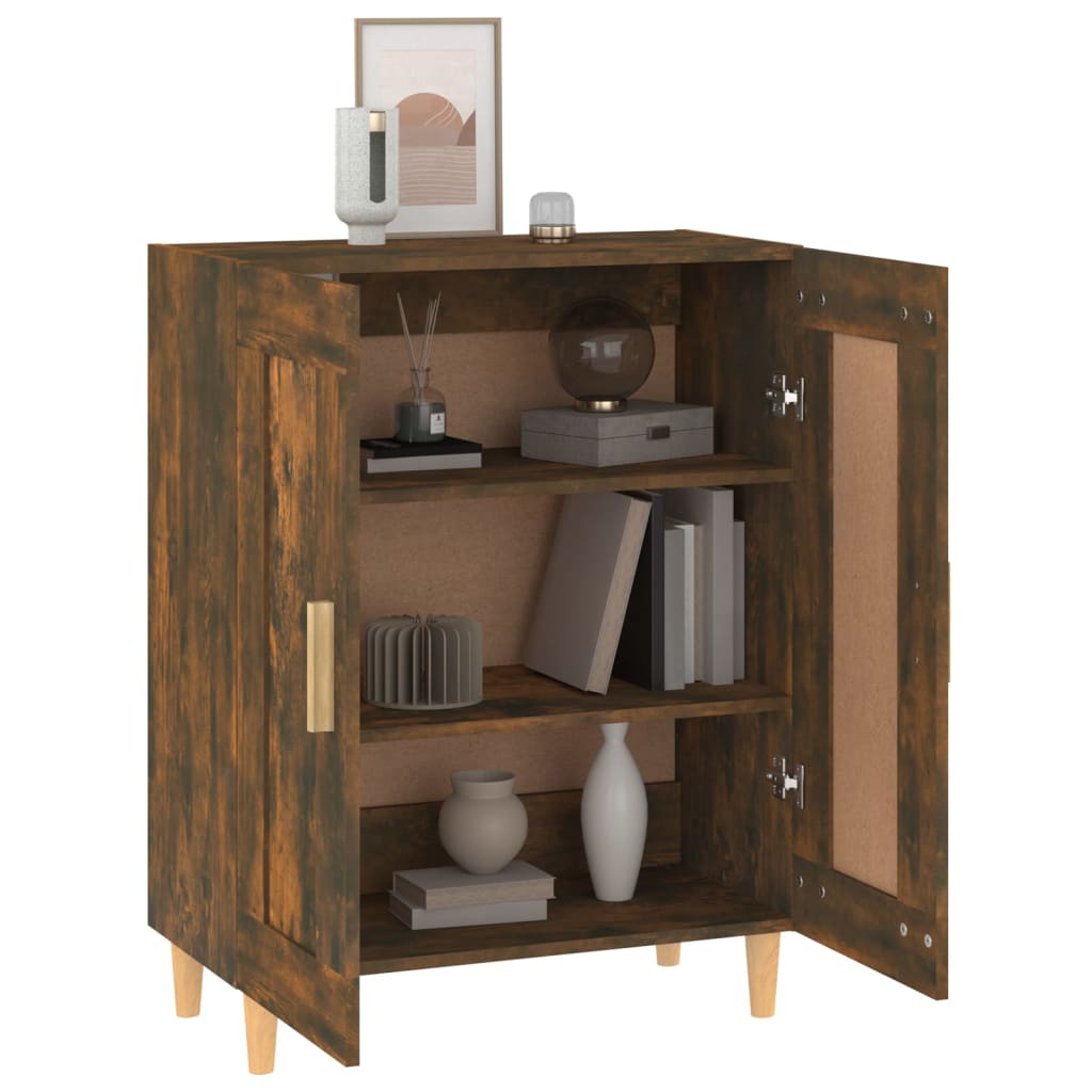Buffet Chêne fumé 69,5x34x90 cm Bois d'ingénierie - XIOS