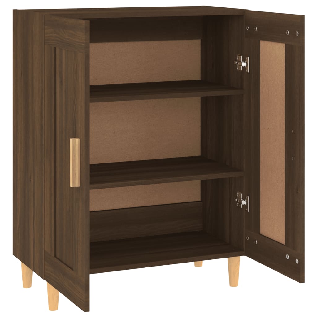 Buffet Chêne marron 69,5x34x90 cm Bois d'ingénierie - XIOS